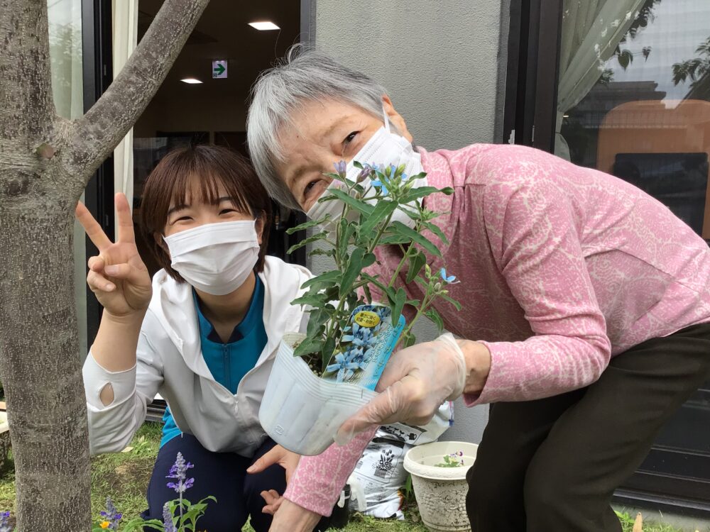 長泉デイサービス　6月園芸クラブ～花と緑のコンクール＆花のイベント～第1弾