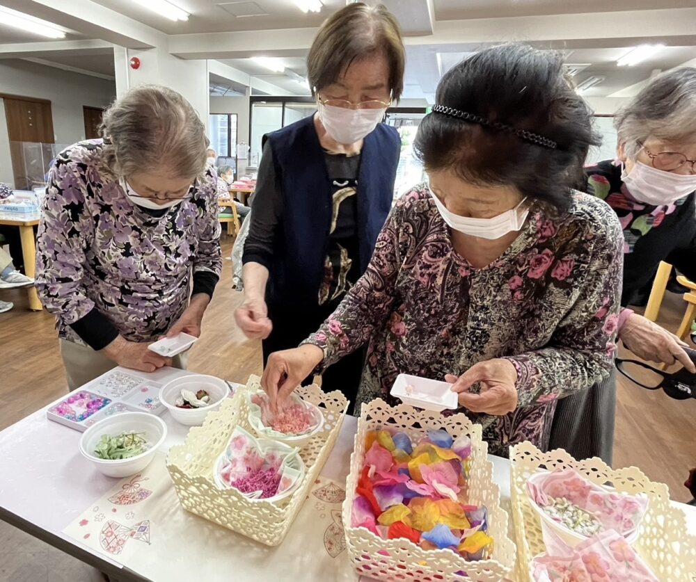 静岡市駿河区デイサービス_八幡のお花見会