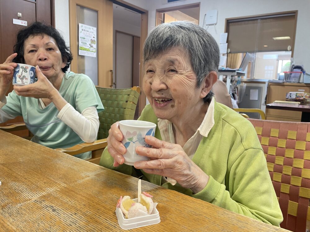 静岡市清水区デイサービス_新茶を楽しむ会