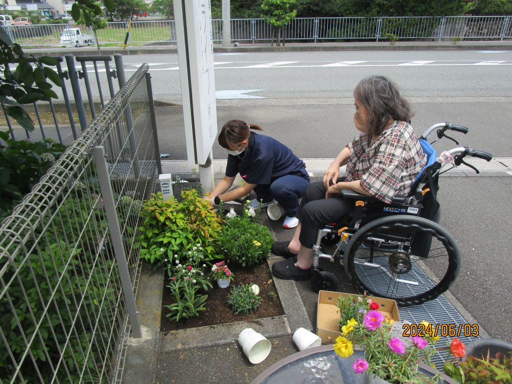 静岡市清水区デイサービス_園芸クラブの活動