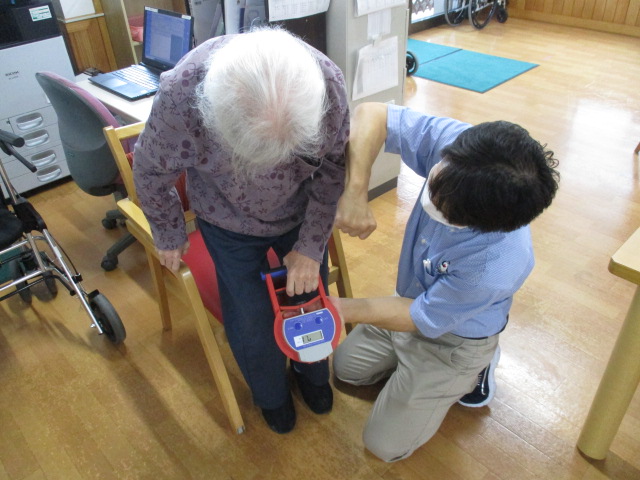 牧之原市デイサービス_体力チェック