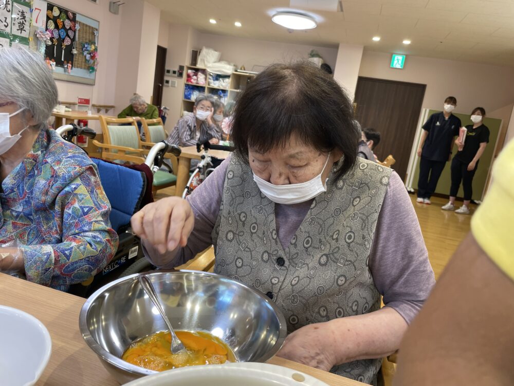 静岡市清水区デイサービス_K職員のお料理教室キャーサンキョ