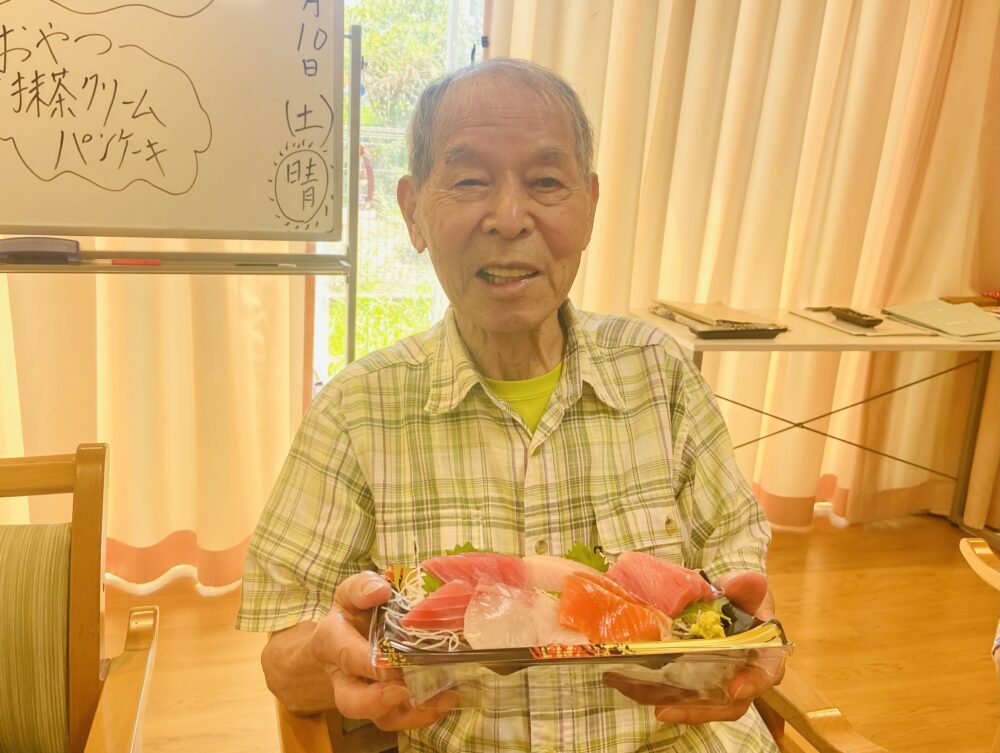 静岡市清水区デイサービス_刺身特盛