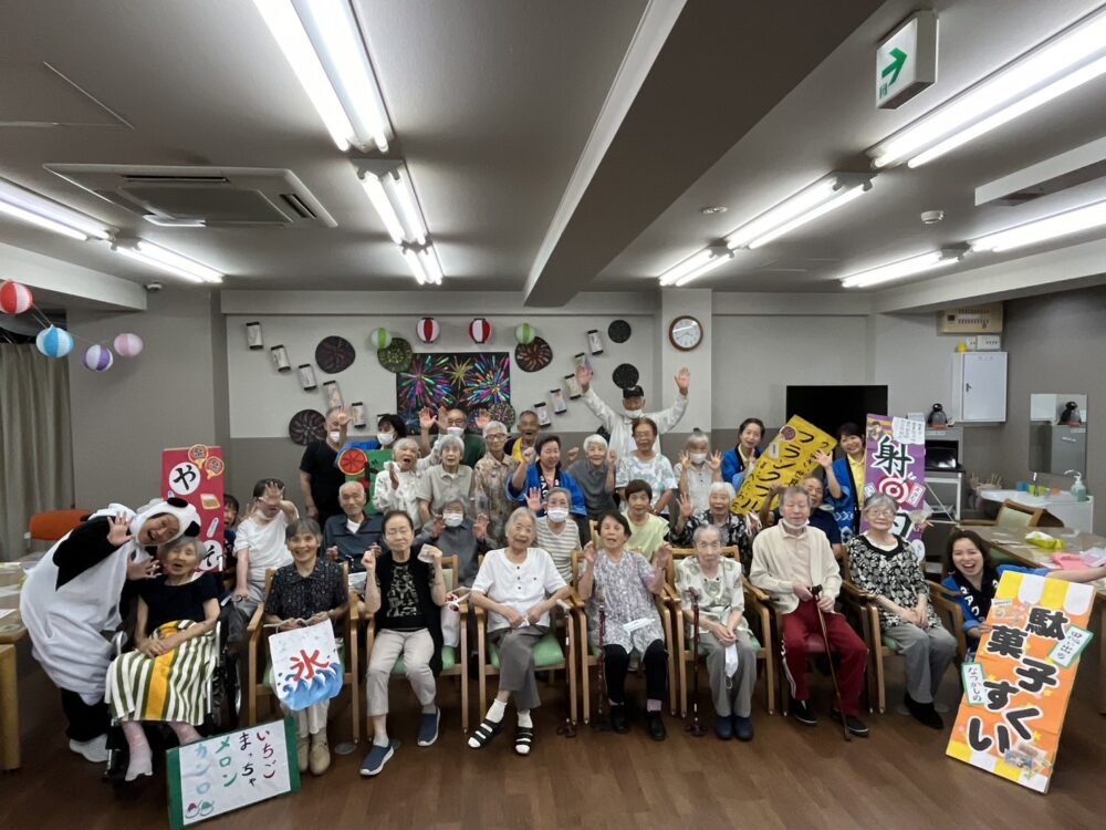 静岡市駿河区デイサービス_やはた夏祭り開催