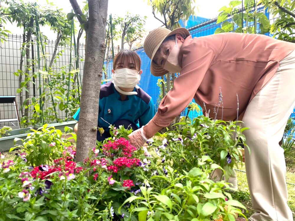 長泉デイサービス　園芸クラブ『花と緑のコンクール』今年も挑みます！