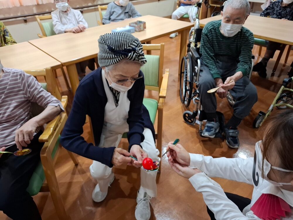 駿東郡長泉町デイサービス_生活リハビリ事例お箸が持てるようになりました