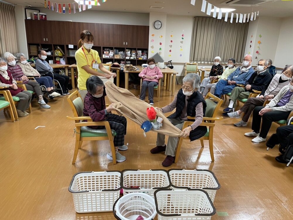 藤枝市老人ホーム_11月運動会イベント