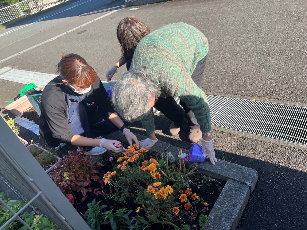 静岡市清水区デイサービス_生活リハビリクラブ押切園芸クラブの活動