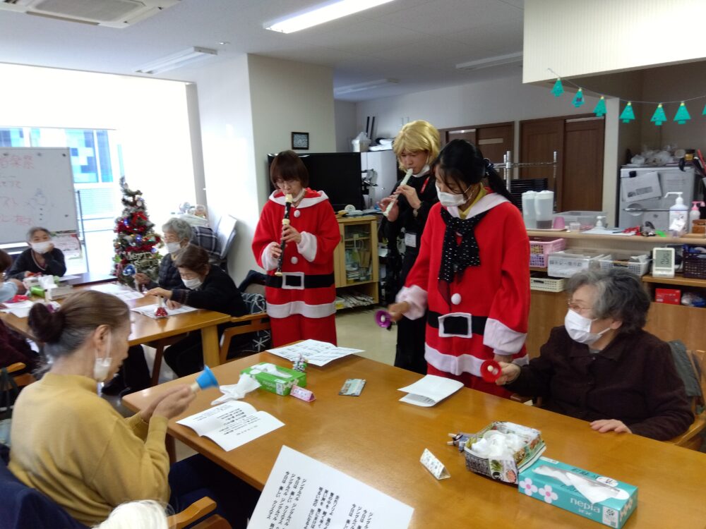 静岡市清水区デイサービス_クリスマス企画後編音楽祭