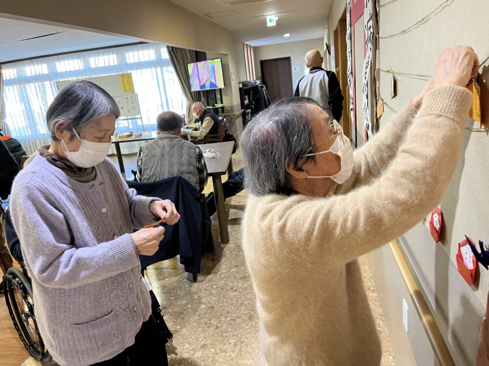 富士市デイサービス_新年のご様子