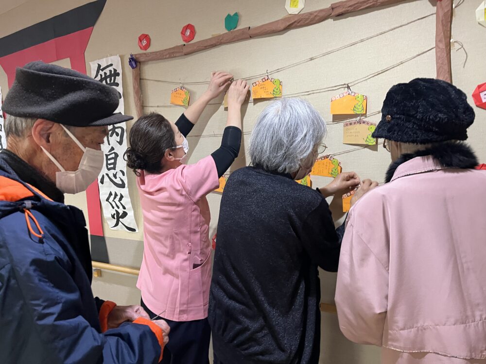 富士市デイサービス_新年のご様子