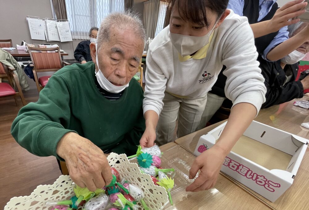 静岡市駿河区デイサービス_お楽しみイベントいちご一会