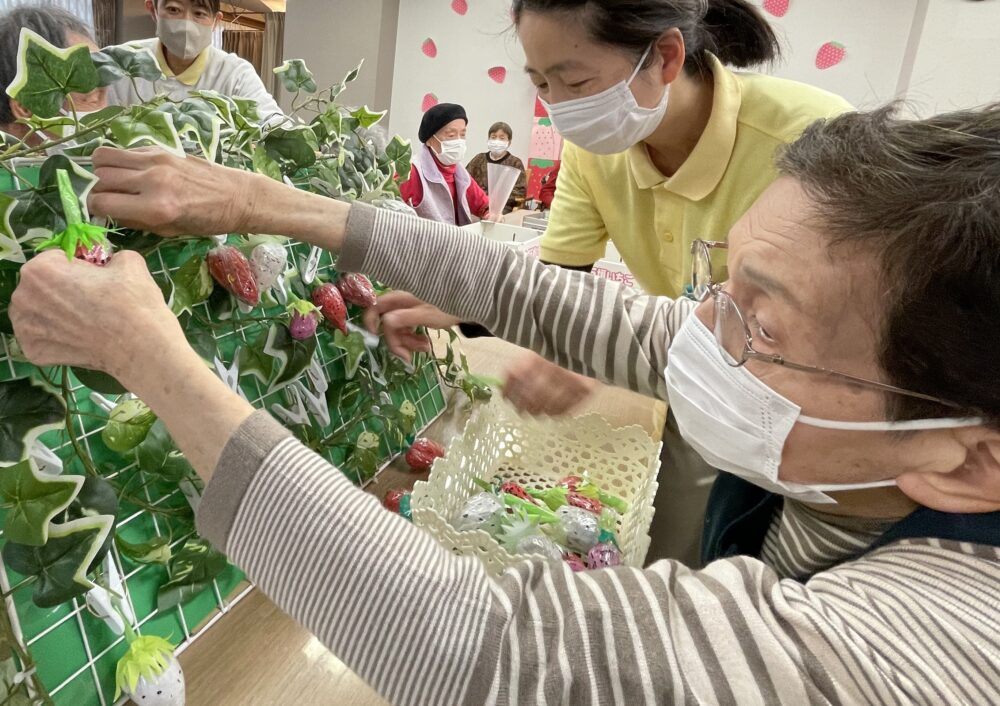 静岡市駿河区デイサービス_お楽しみイベントいちご一会