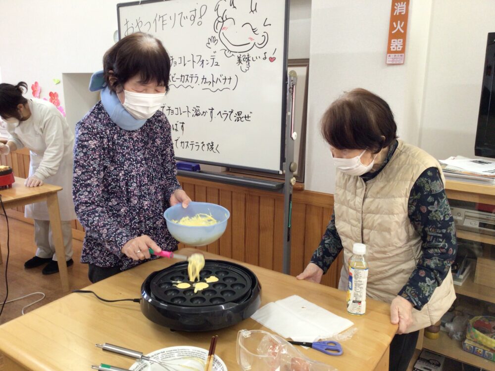 牧之原市デイサービス_チョコレートフォンデュ