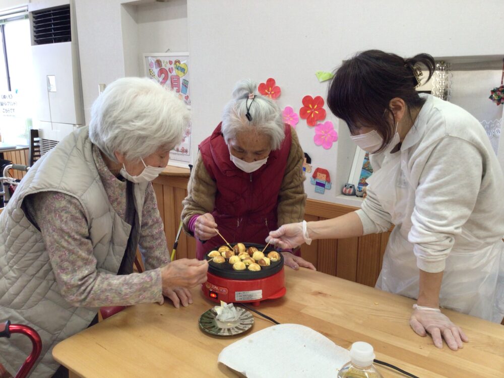 牧之原市デイサービス_チョコレートフォンデュ