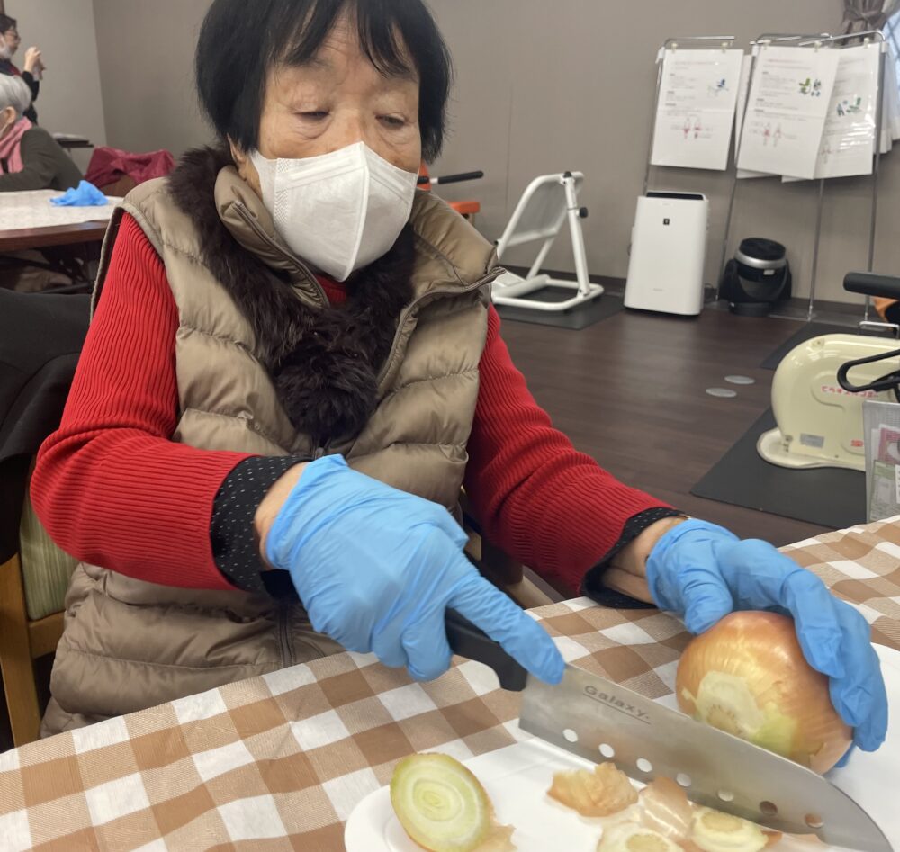 静岡市駿河区デイサービス_  節分カレーイベント福は内鬼も内