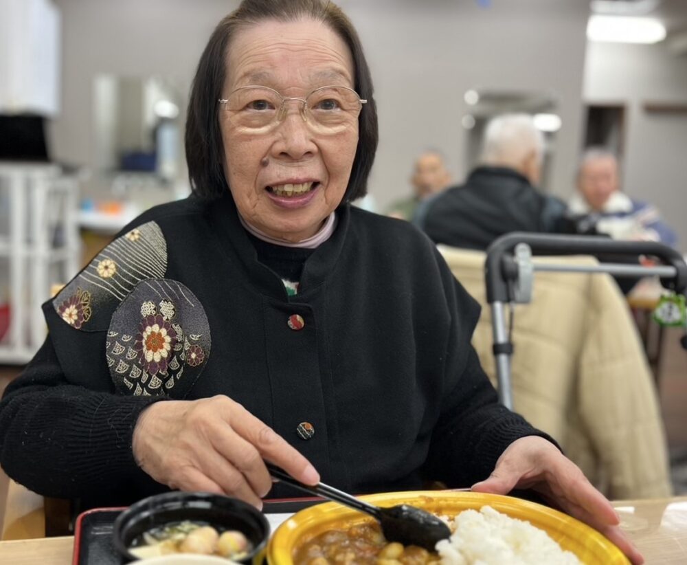 静岡市駿河区デイサービス_  節分カレーイベント福は内鬼も内