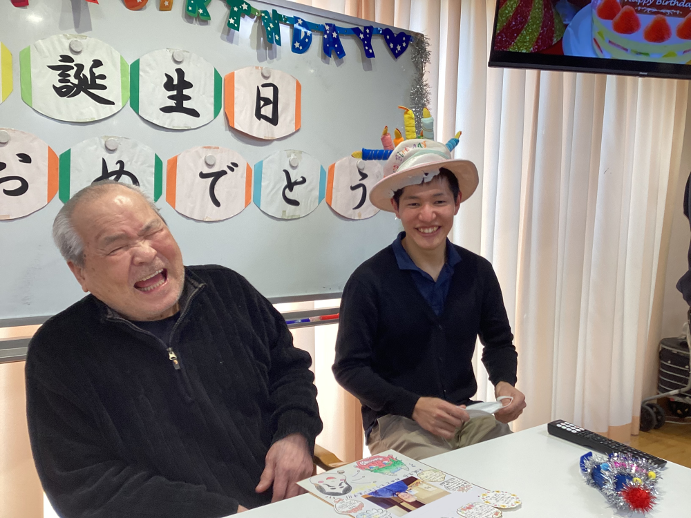 静岡市清水区デイサービス_2月誕生日会開催