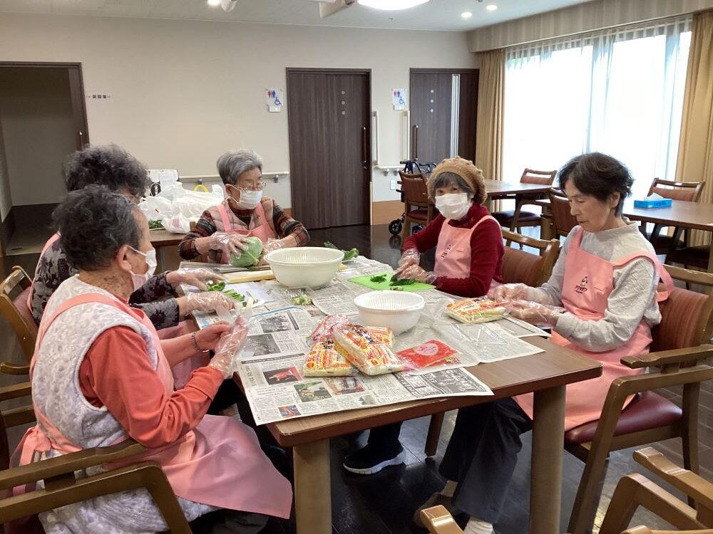 静岡市清水区デイサービス_生活リハビリクラブ押切料理クラブ焼きそば