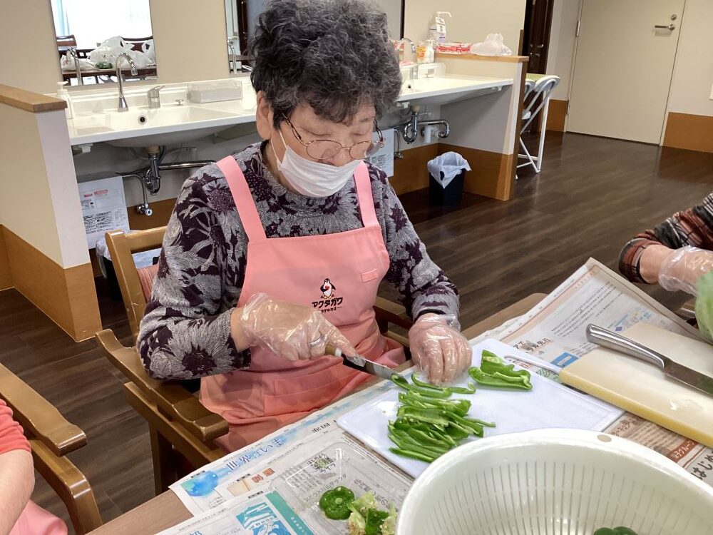 静岡市清水区デイサービス_生活リハビリクラブ押切料理クラブ焼きそば