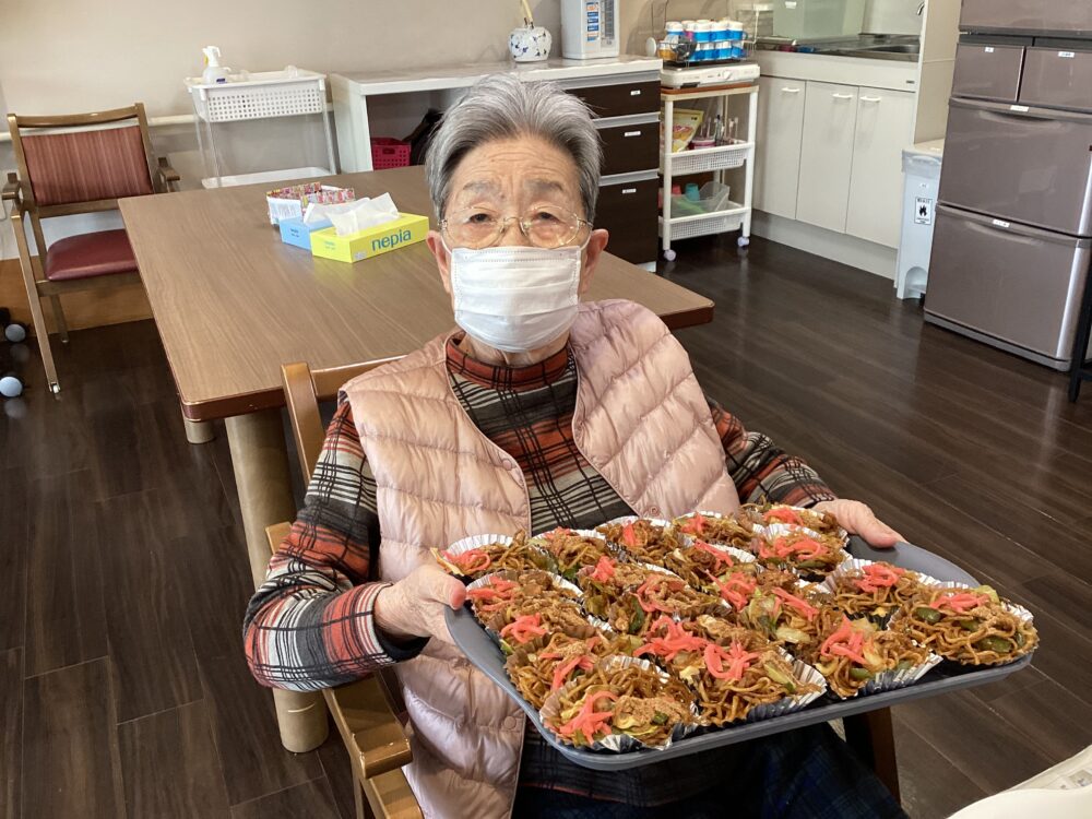 静岡市清水区デイサービス_生活リハビリクラブ押切料理クラブ焼きそば