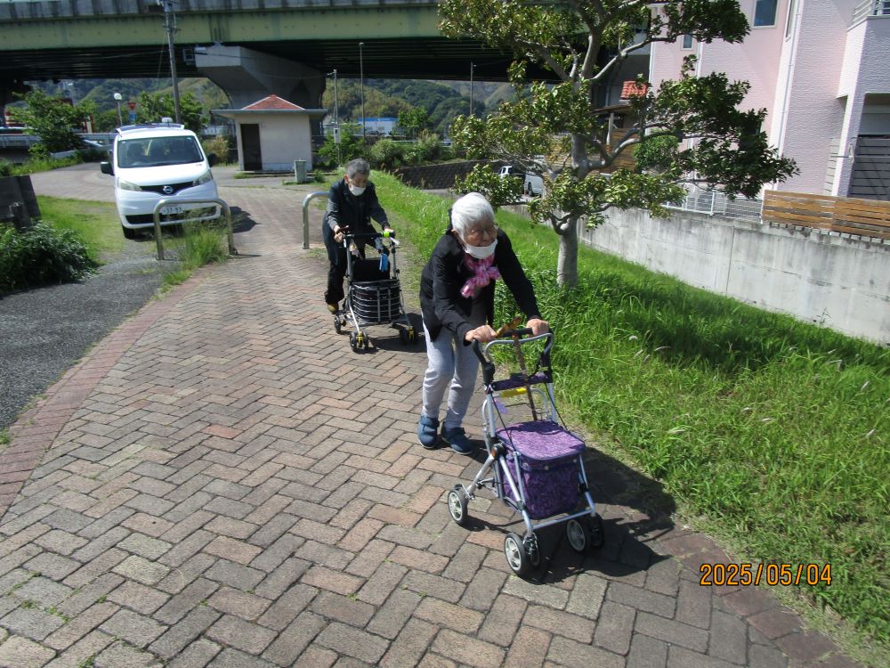静岡市清水区デイサービス_歩こうクラブ 鯉のぼりを見に行こう