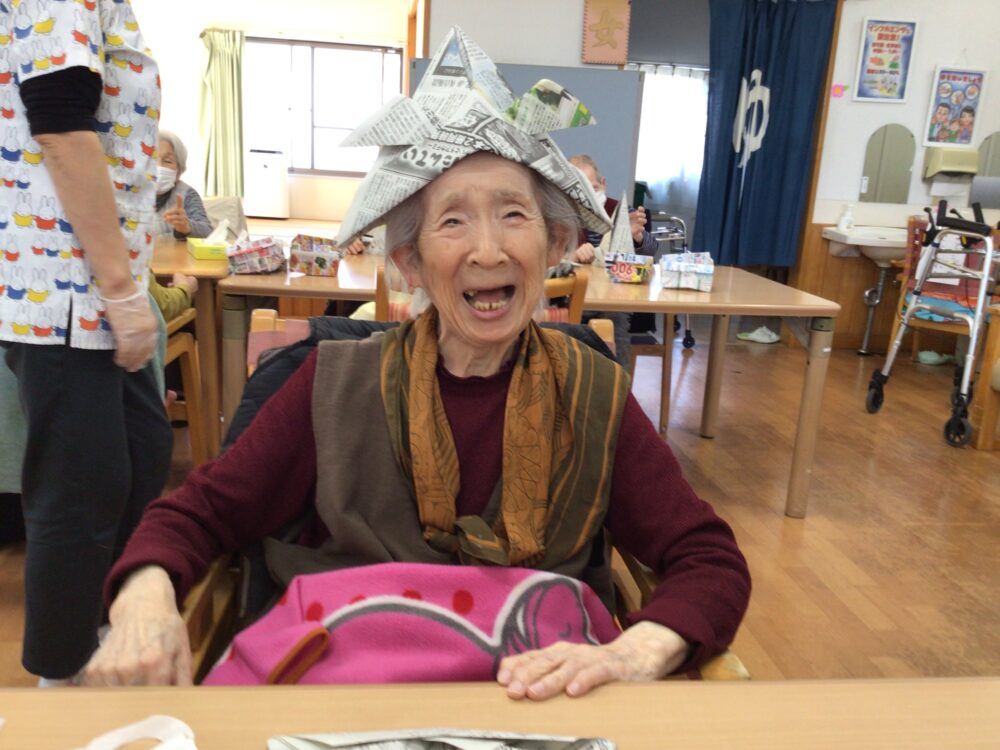 牧之原市デイサービス_端午の節句兜づくり