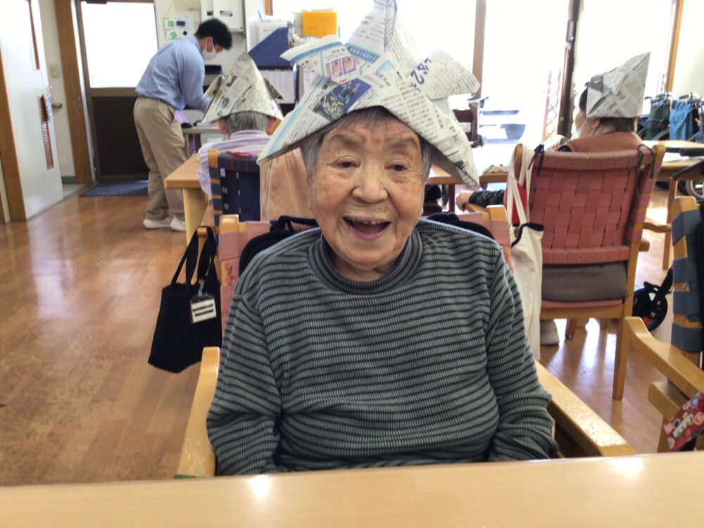 牧之原市デイサービス_端午の節句兜づくり