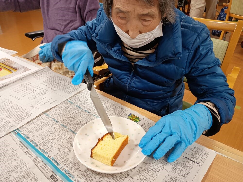 藤枝市デイサービス_5月こいのぼりケーキでおやつレク