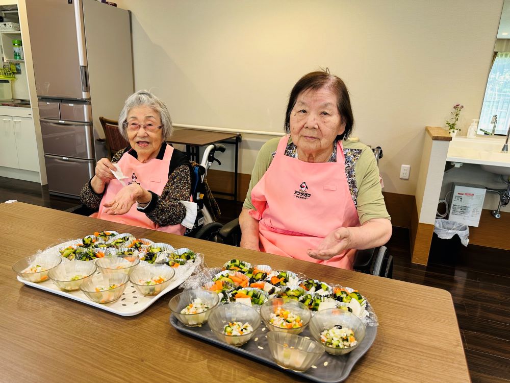 押切デイサービス 生活リハビリクラブ押切・料理クラブ活動「浅漬け」をつくりました