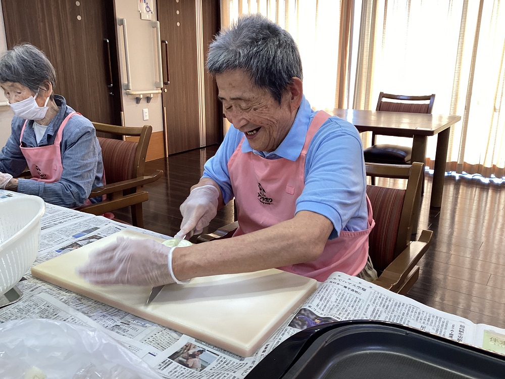 静岡市清水区デイサービス_生活リハビリクラブ押切料理クラブ春巻