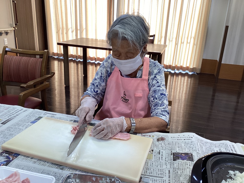 静岡市清水区デイサービス_生活リハビリクラブ押切料理クラブ春巻