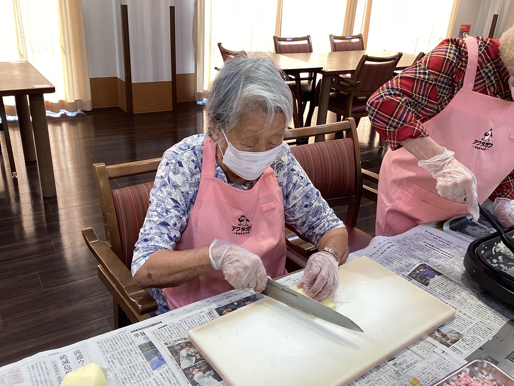静岡市清水区デイサービス_生活リハビリクラブ押切料理クラブ春巻