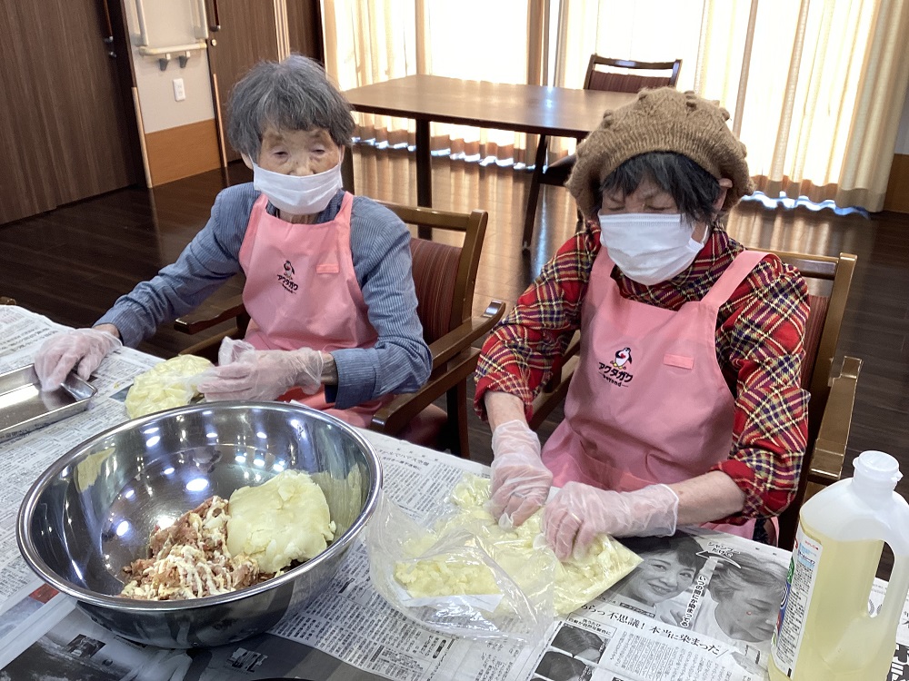静岡市清水区デイサービス_生活リハビリクラブ押切料理クラブ春巻