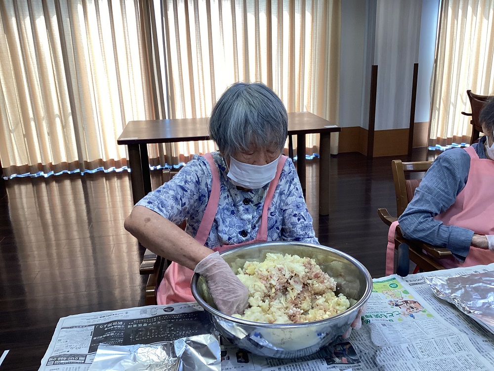 静岡市清水区デイサービス_生活リハビリクラブ押切料理クラブ春巻