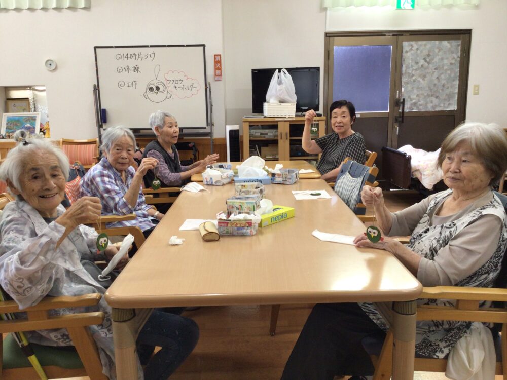 相良デイサービス　敬老の日工作