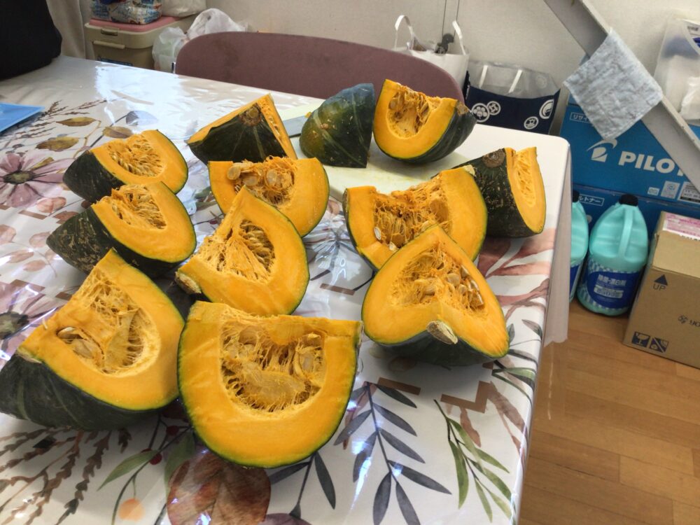 牧之原市デイサービス_敬老の日おやつ作り