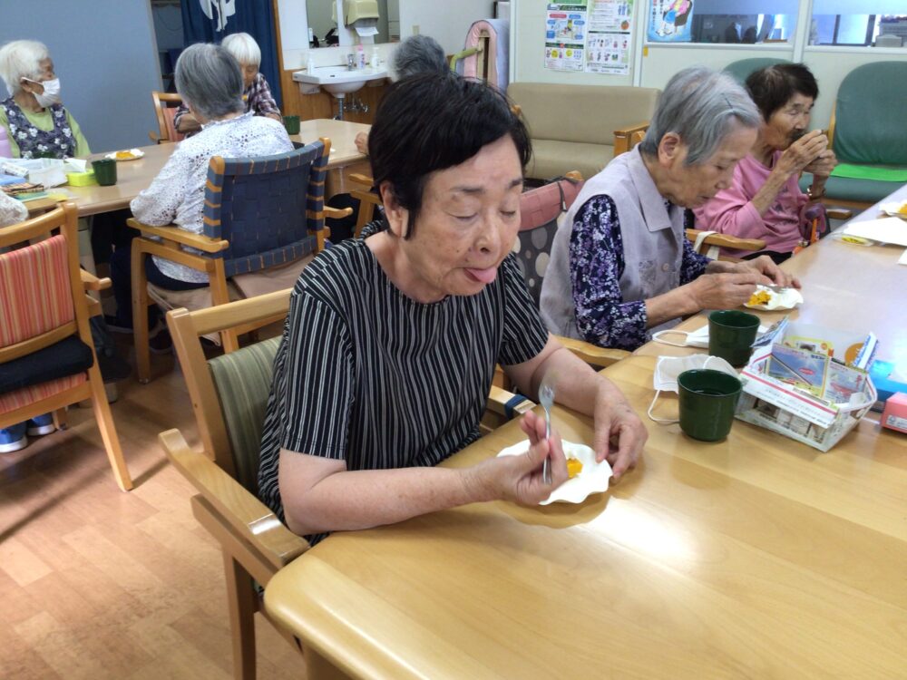 牧之原市デイサービス_敬老の日おやつ作り