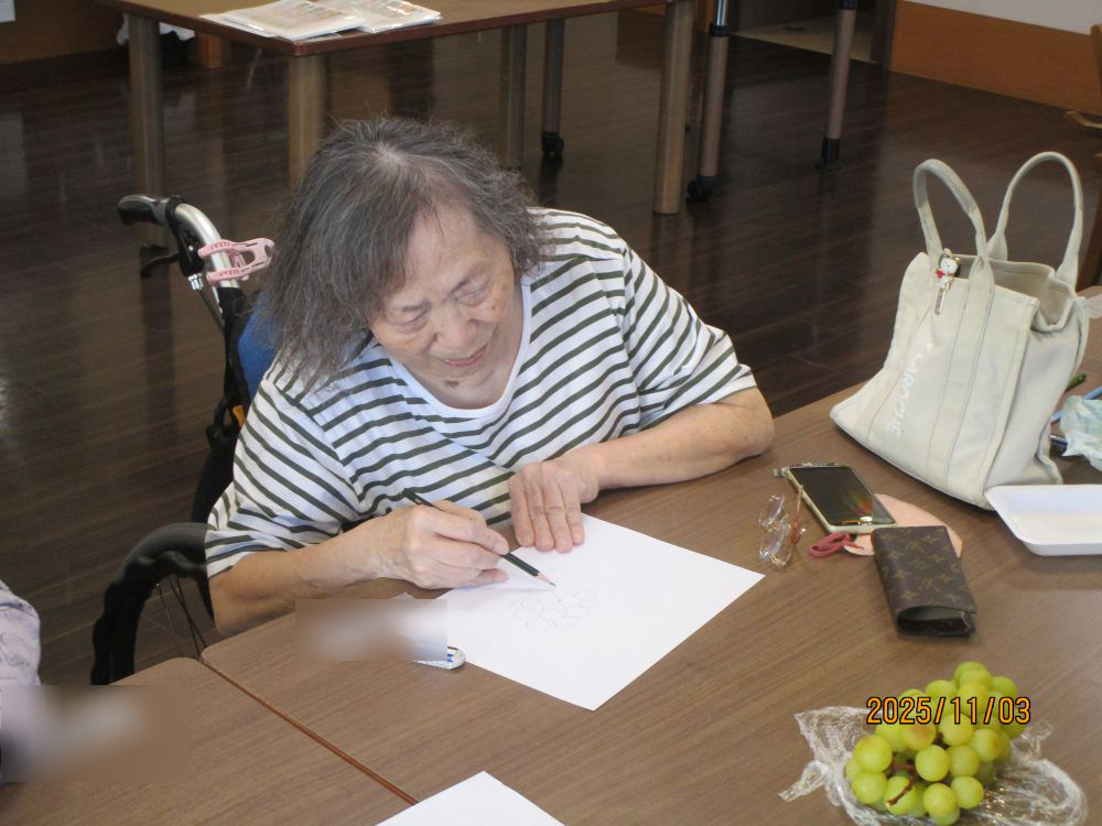 静岡市清水区デイサービス_デッサンクラブ開催しました