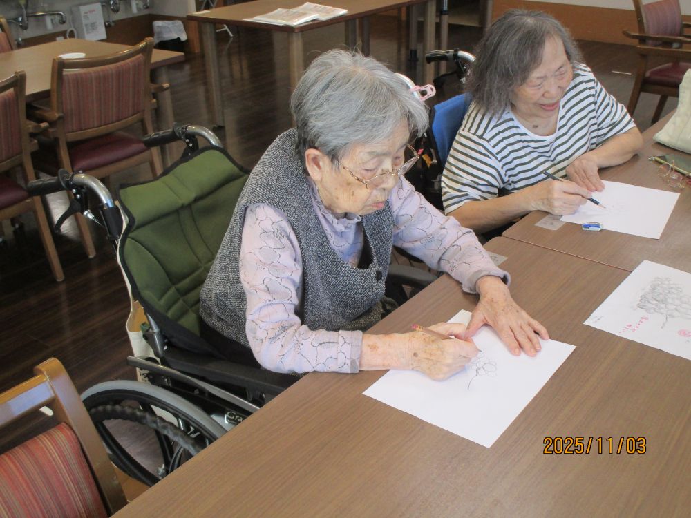 静岡市清水区デイサービス_デッサンクラブ開催しました