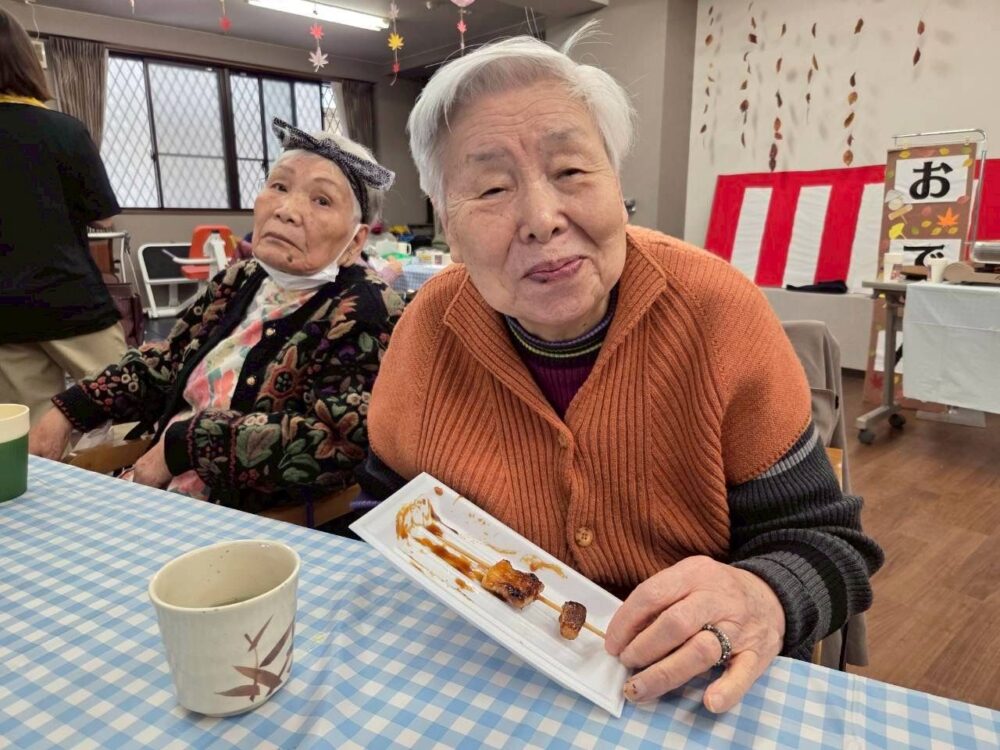 静岡市駿河区デイサービス_食欲の秋を大満喫秋祭りイベントin生活リハビリ八幡