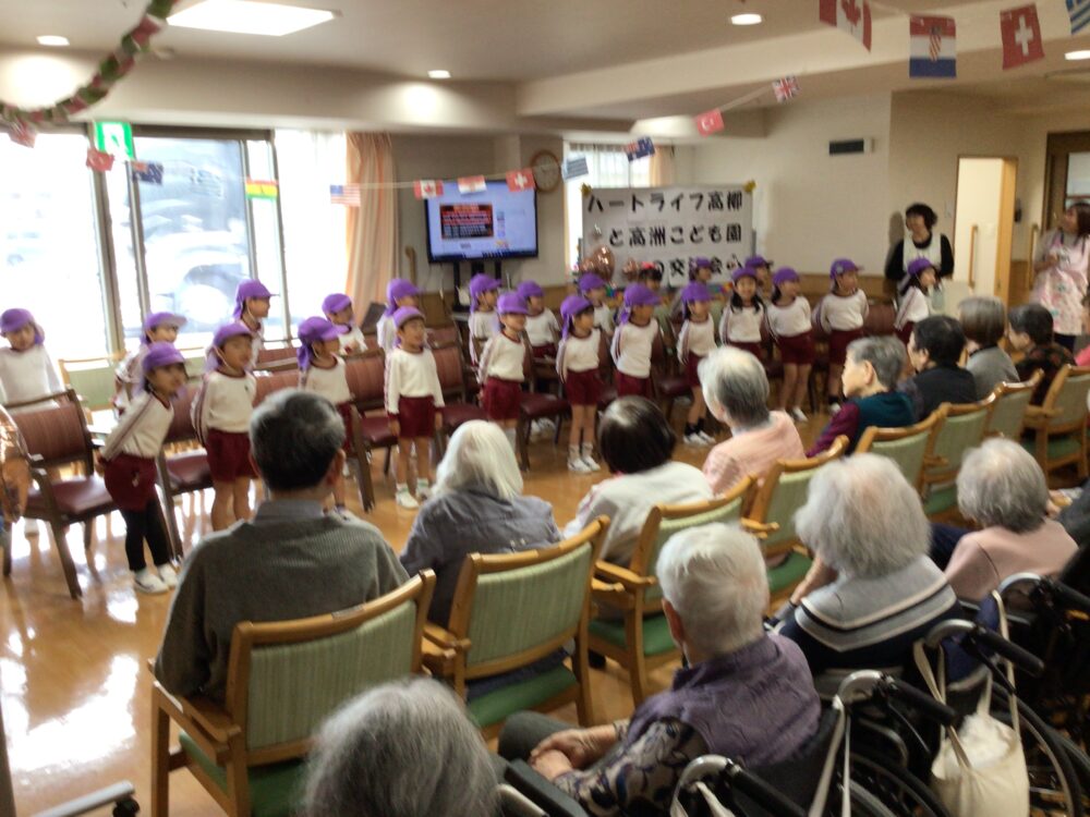藤枝市デイサービス_こども園との交流