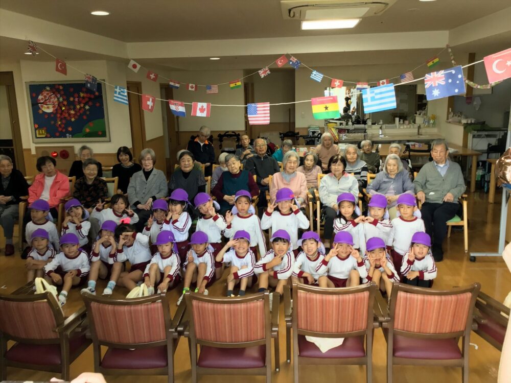 高柳デイサービス 「こども園との交流」