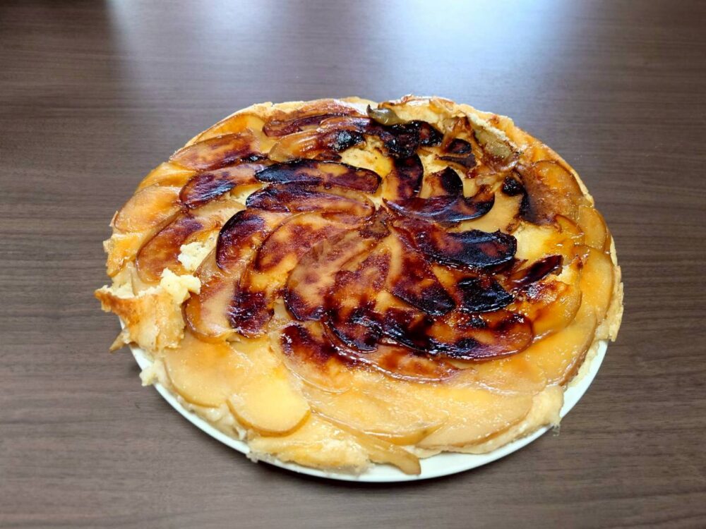 小石川デイサービス リンゴケーキ作り