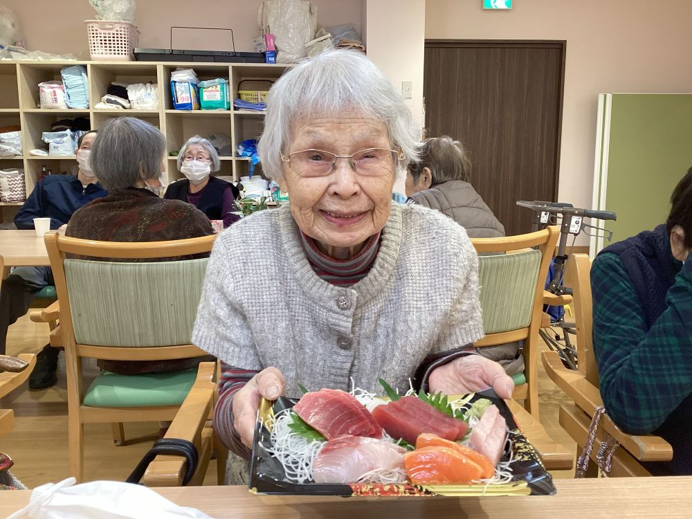 押切デイサービス　12月10日(水)「刺身の日」