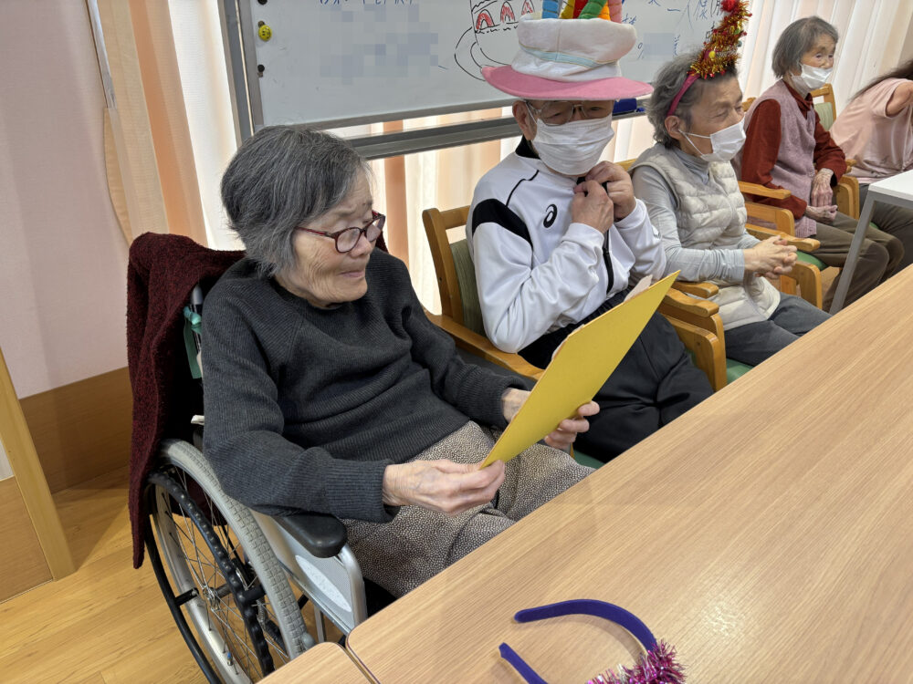 静岡市清水区デイサービス_1月の誕生日会