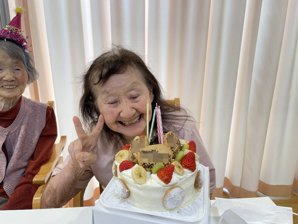 静岡市清水区デイサービス_1月の誕生日会