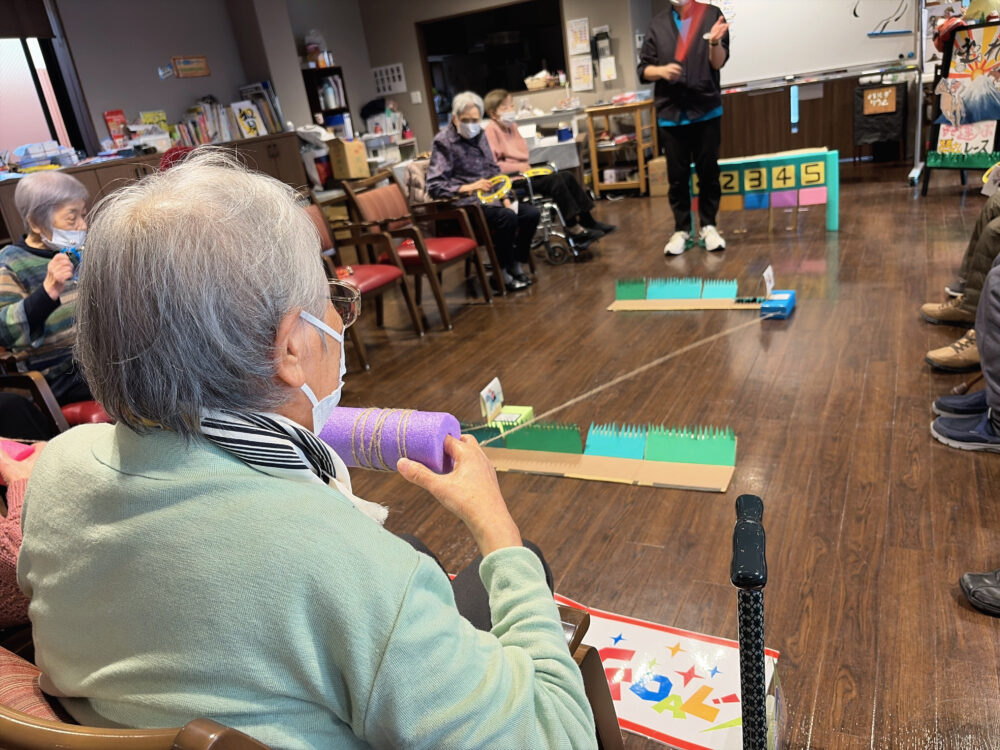 静岡市駿河区デイサービス_新春・午年開幕！ダービーゲームイベント