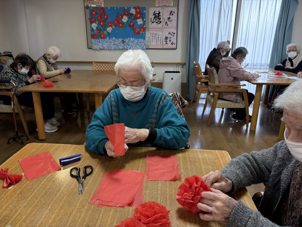 静岡市清水区デイサービス_～工作（壁画）～