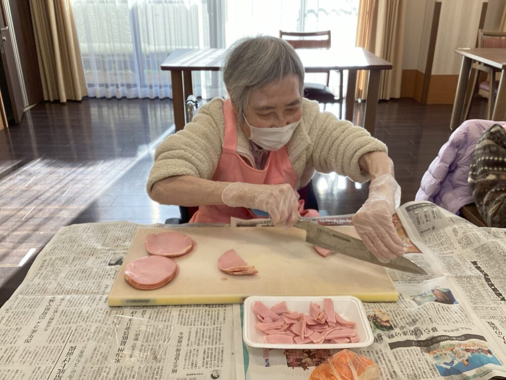 静岡市清水区デイサービス_生活リハビリクラブ押切「料理クラブ/ポテトサラダ」